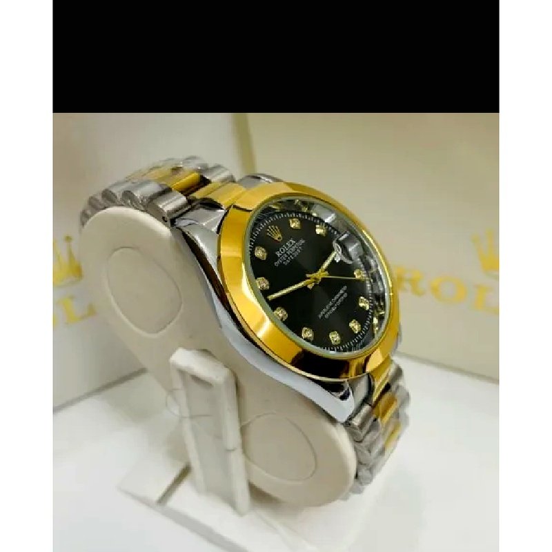 Luxury Gold & Silver Classic Watch - Image 4