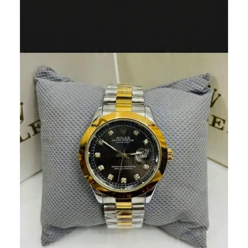Luxury Gold & Silver Classic Watch - Image 5