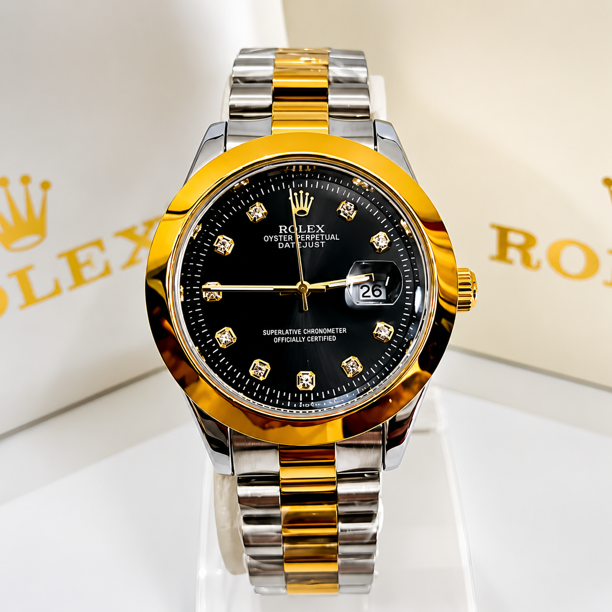 Luxury Gold & Silver Classic Watch