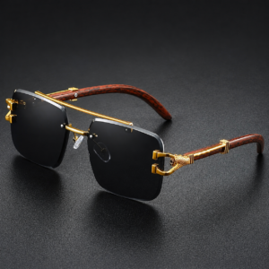 Luxury Leopard Wood SunGlasses